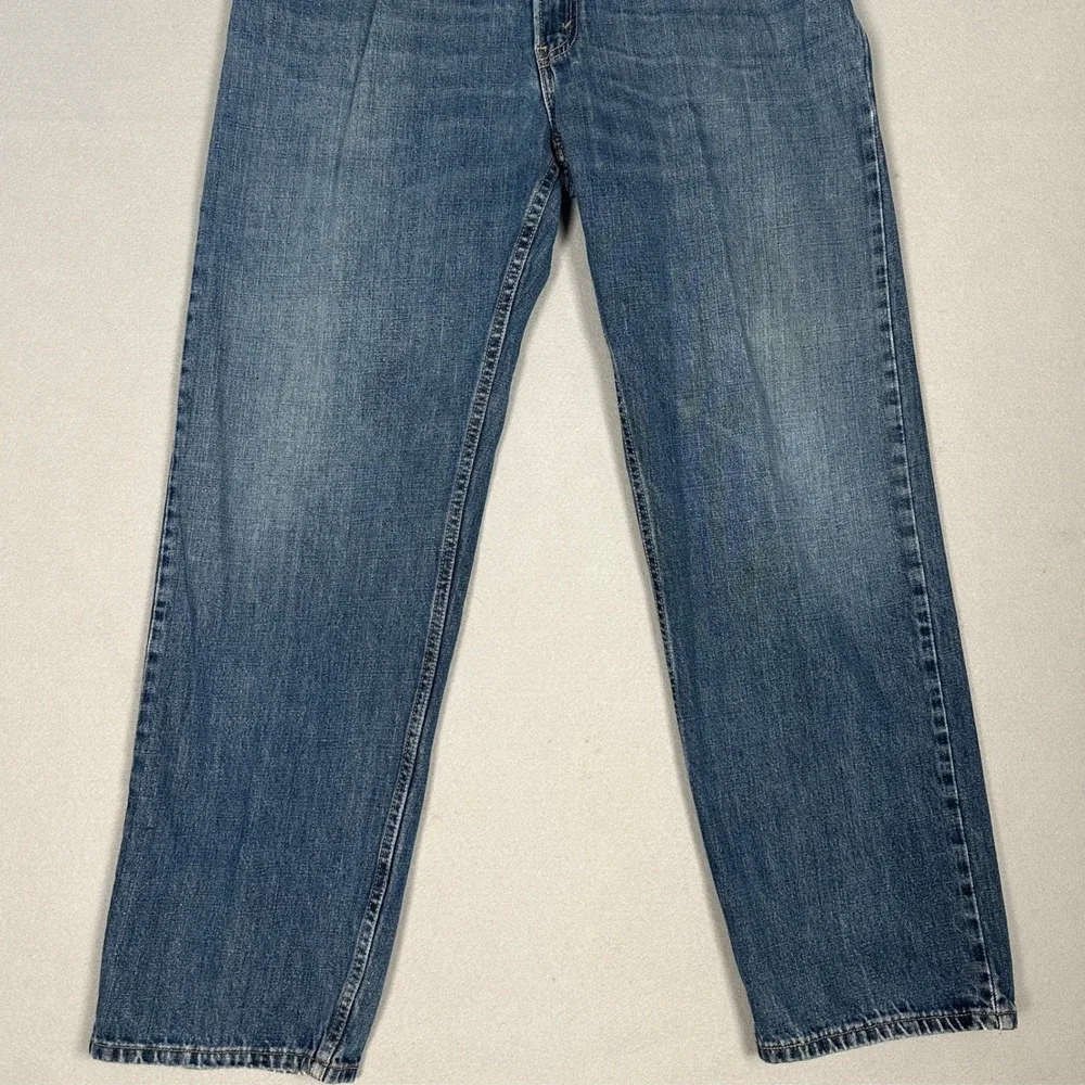 Levis 559 Jeans Mens 36X32 Blue Relaxed Straight Distressed 5-Pocket Denim Pants